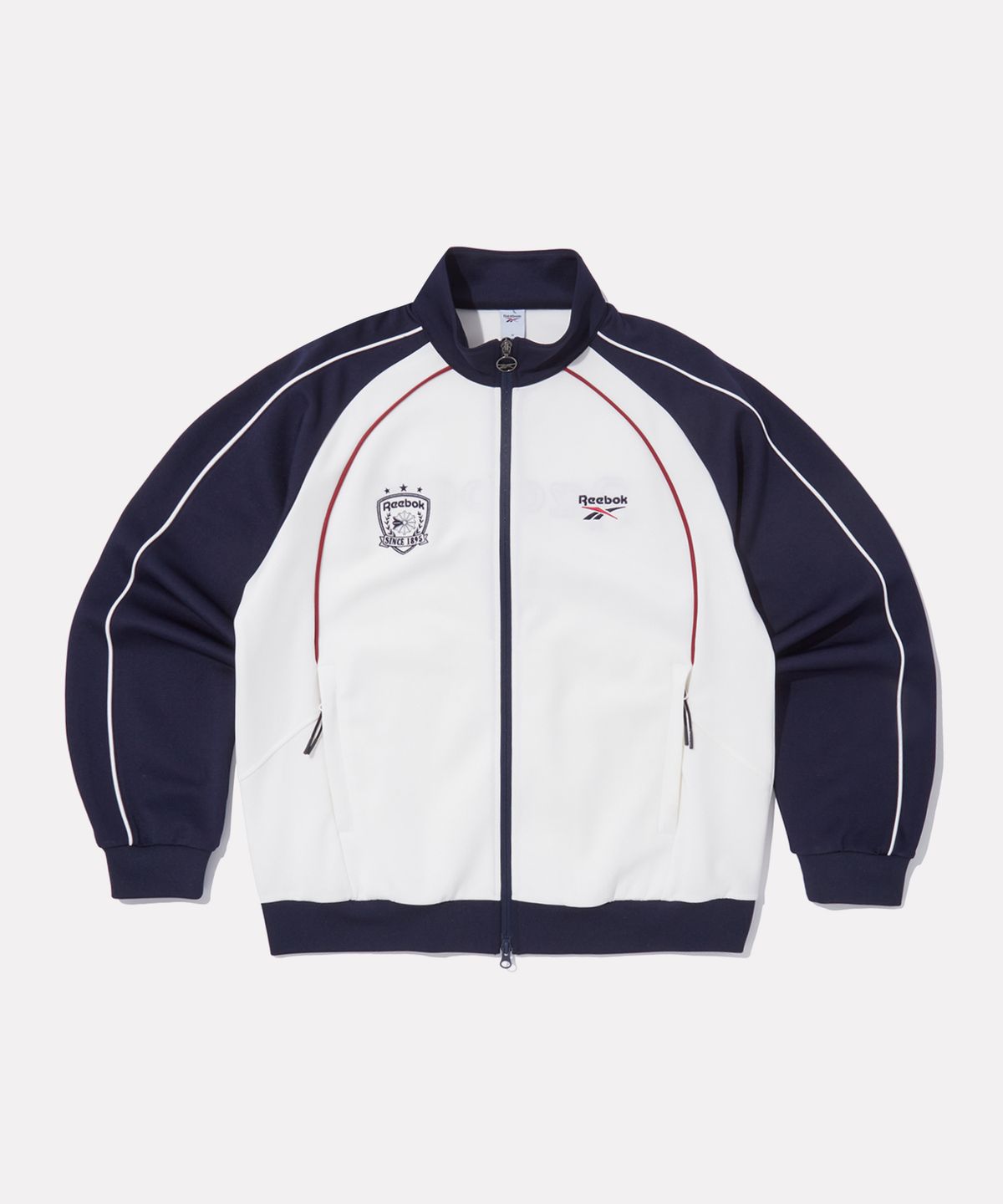 리복(REEBOK) 프리미어 저지 트랙 탑 - 화이트:네이비