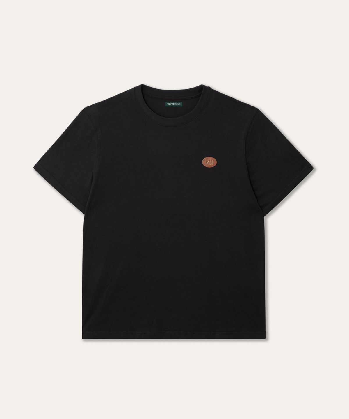 비베르데(VIIVERDE) Heavy Cotton T-shirt Black