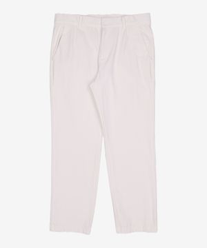 [힛탠스] 골프 본딩 슬림 스트레이트 팬츠 (기모) [화이트] 32