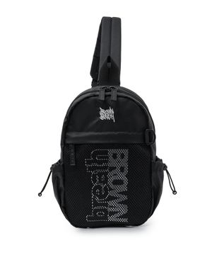 KIDS TAG MESH SLING BAG - BLACK