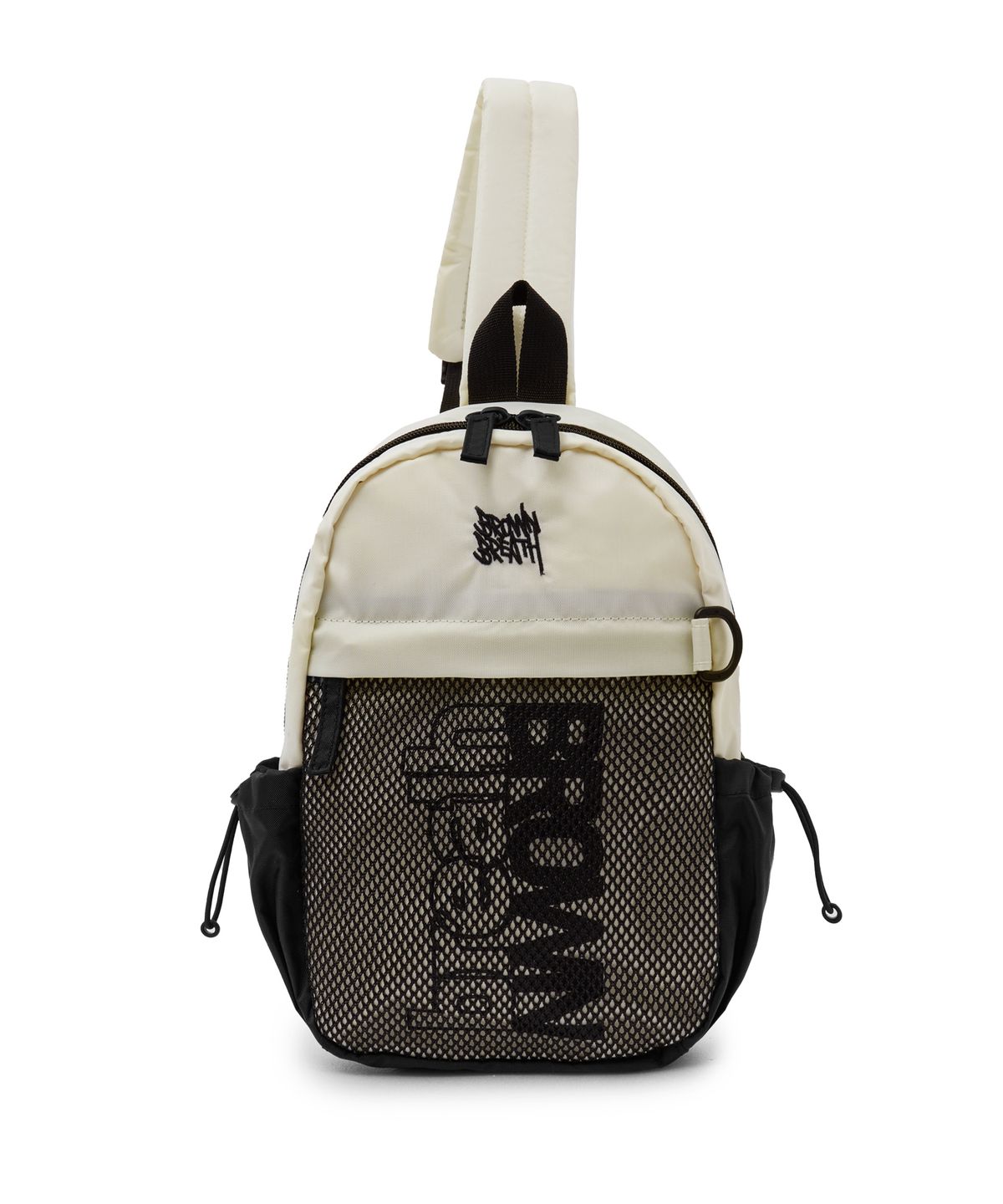 브라운브레스 키즈(BROWNBREATH KIDS) KIDS TAG MESH SLING BAG - IVORY
