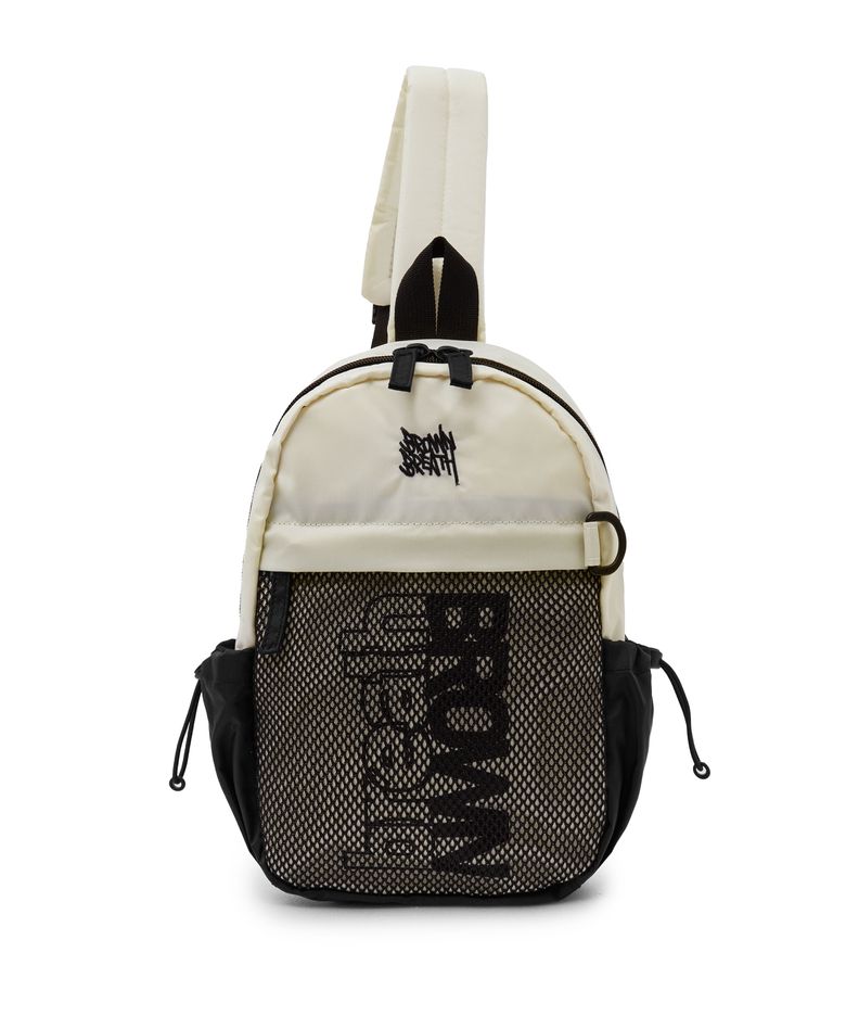 KIDS TAG MESH SLING BAG - IVORY