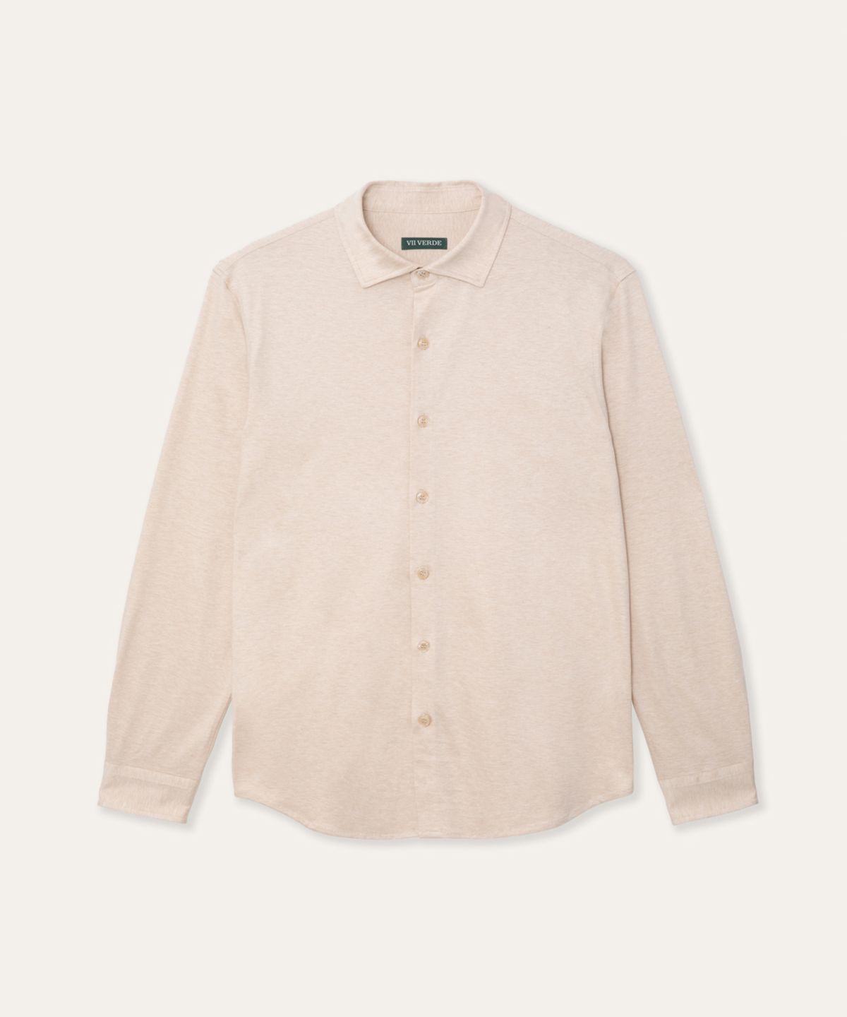 비베르데(VIIVERDE) Silk Jersey Shirts Ivory