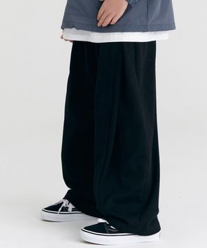 F1 특양면 사이드벌룬 팬츠 (블랙)