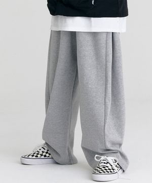 F1 특양면 사이드벌룬 팬츠 (그레이)