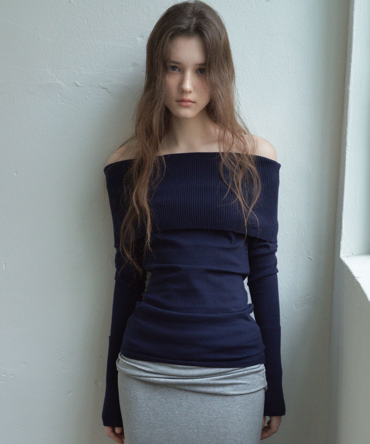씨타(CITTA) Every Day Wool Off-shoulder Knit_CTK252(4color)