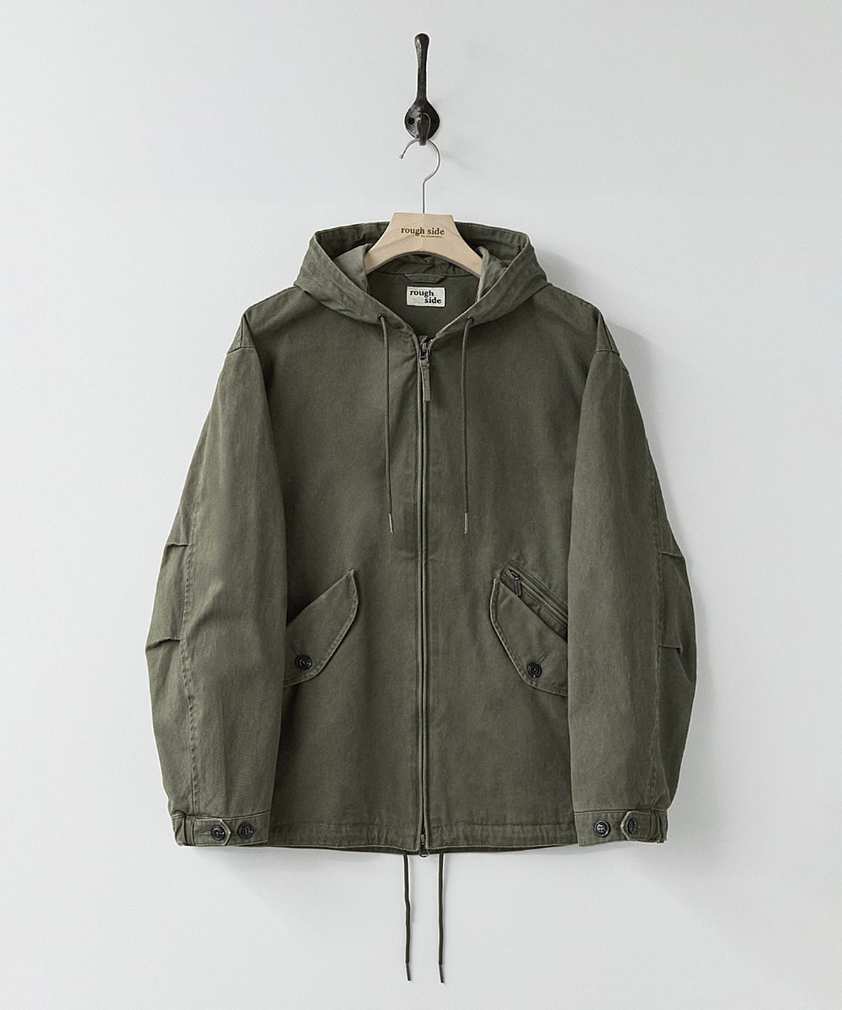 러프사이드(ROUGHSIDE) Hill Parka Light Olive