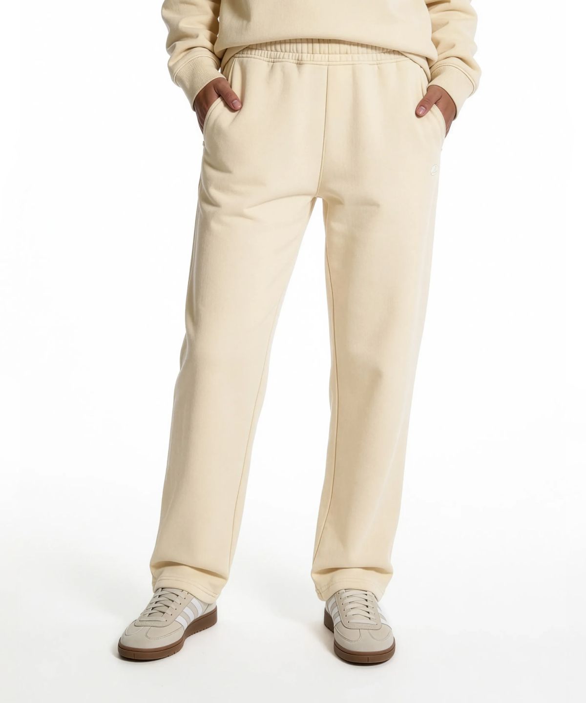 스페리(SPERRY) 여성 스트레이트핏 스웻팬츠_크림 [SPRT_0002]