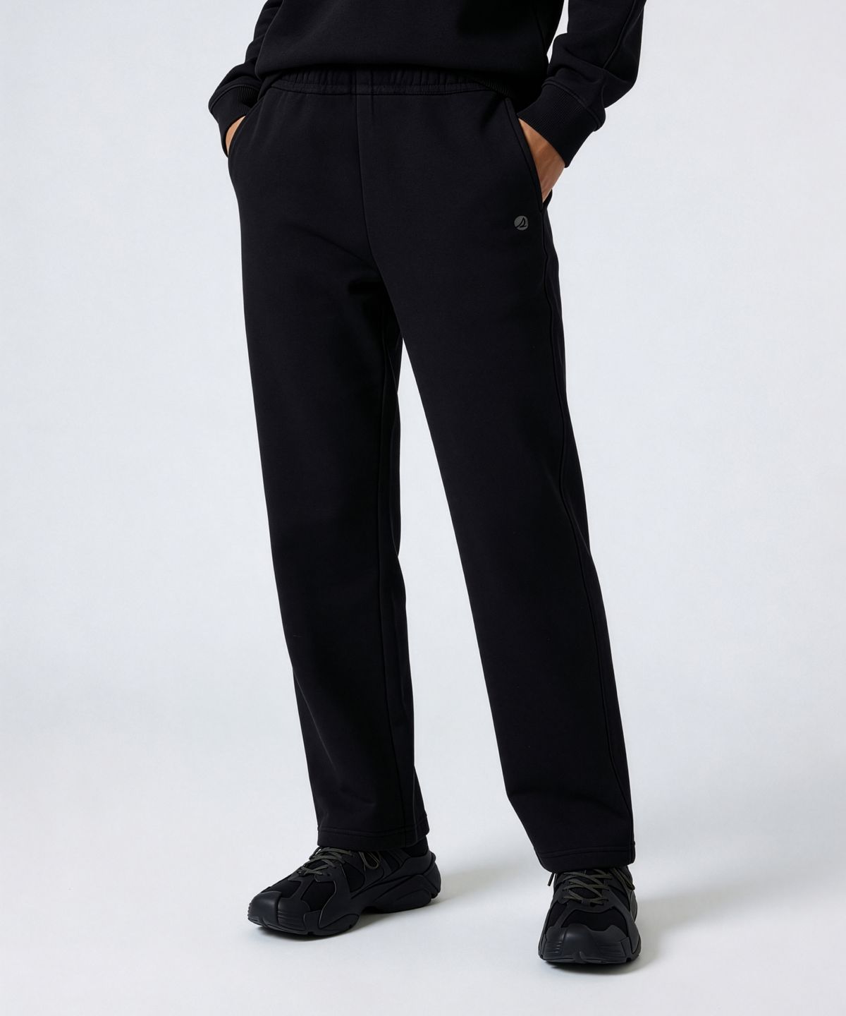 스페리(SPERRY) 여성 스트레이트핏 스웻팬츠_블랙 [SPRT_0002]