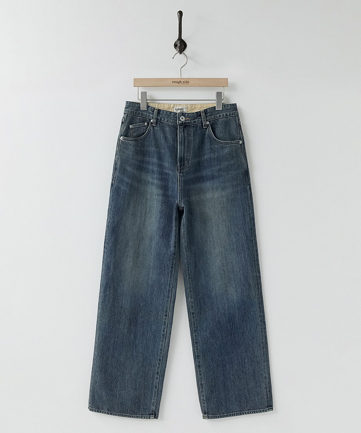 러프사이드(ROUGHSIDE) Union Denim Pants Medium Blue