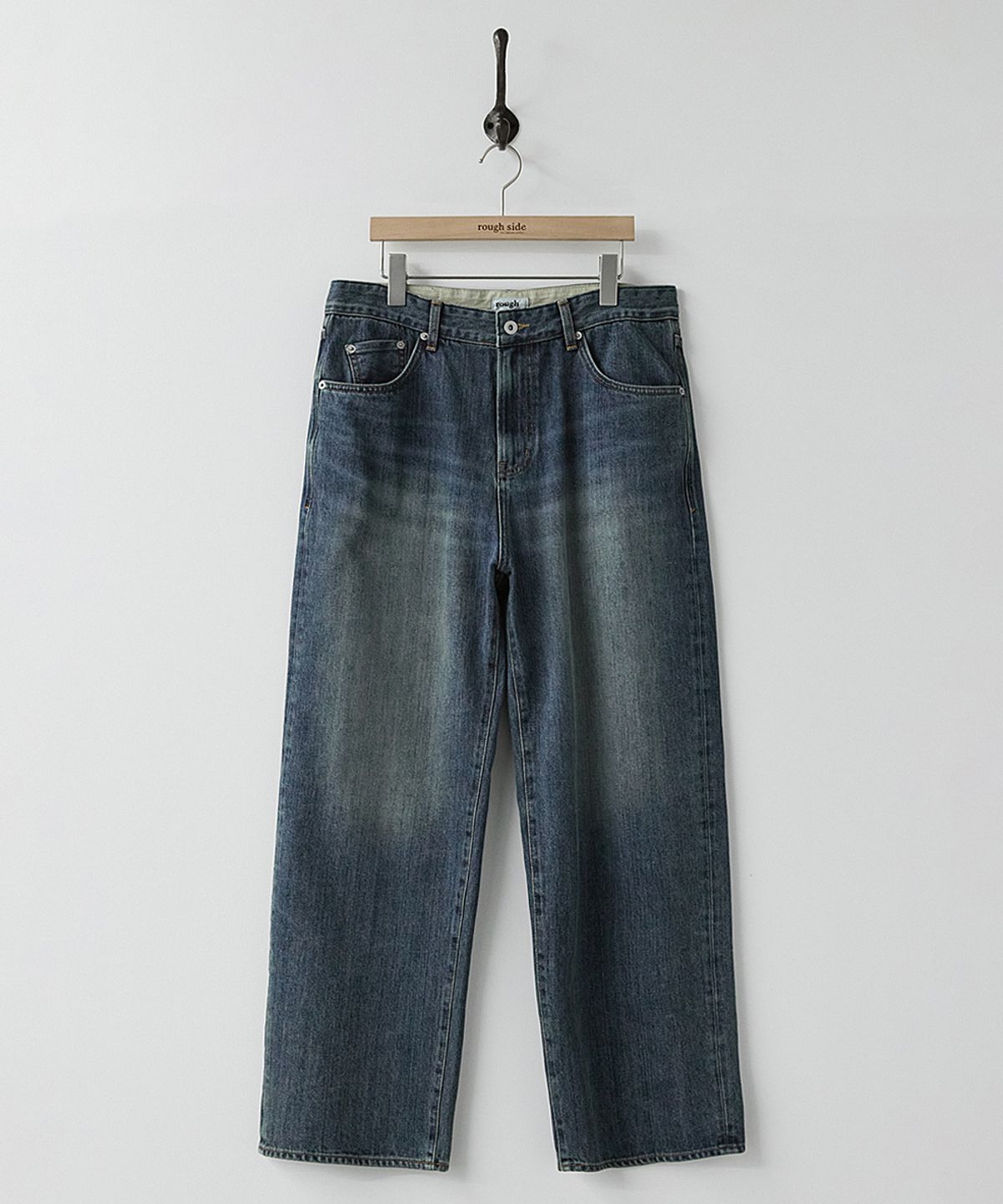 러프사이드(ROUGHSIDE) Union Denim Pants Medium Blue