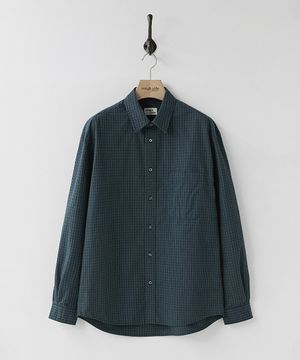 Primary Shirt Navy Gingham Check