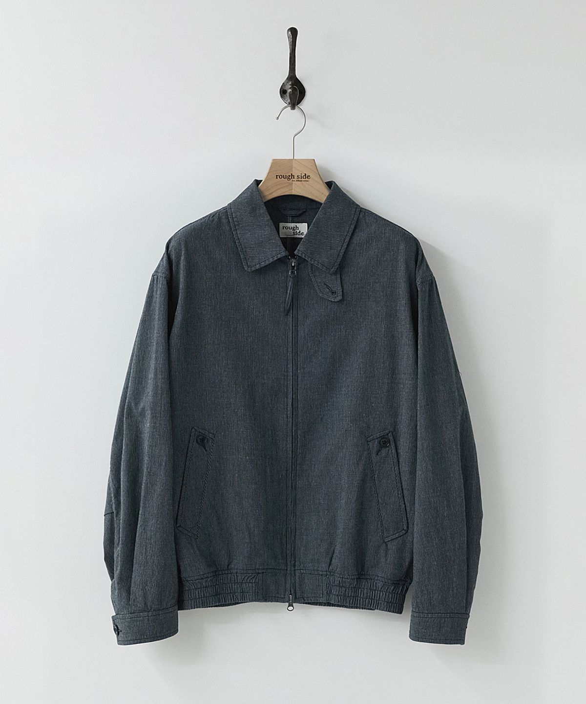 러프사이드(ROUGHSIDE) Swing Jacket Navy ST