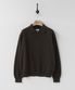 Plain Collar Knit Dark Brown
