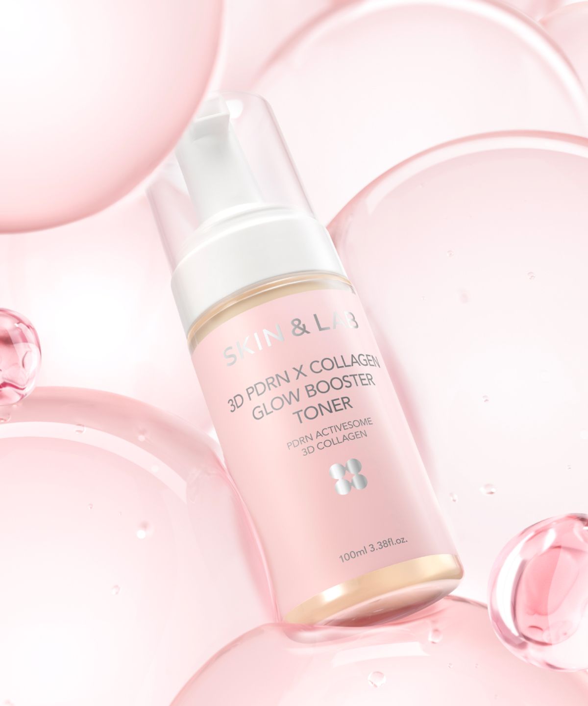 스킨앤랩(SKIN N LAB) 쓰리디 피디알엔 엑스 콜라겐 글로우 부스터 토너 100ml
