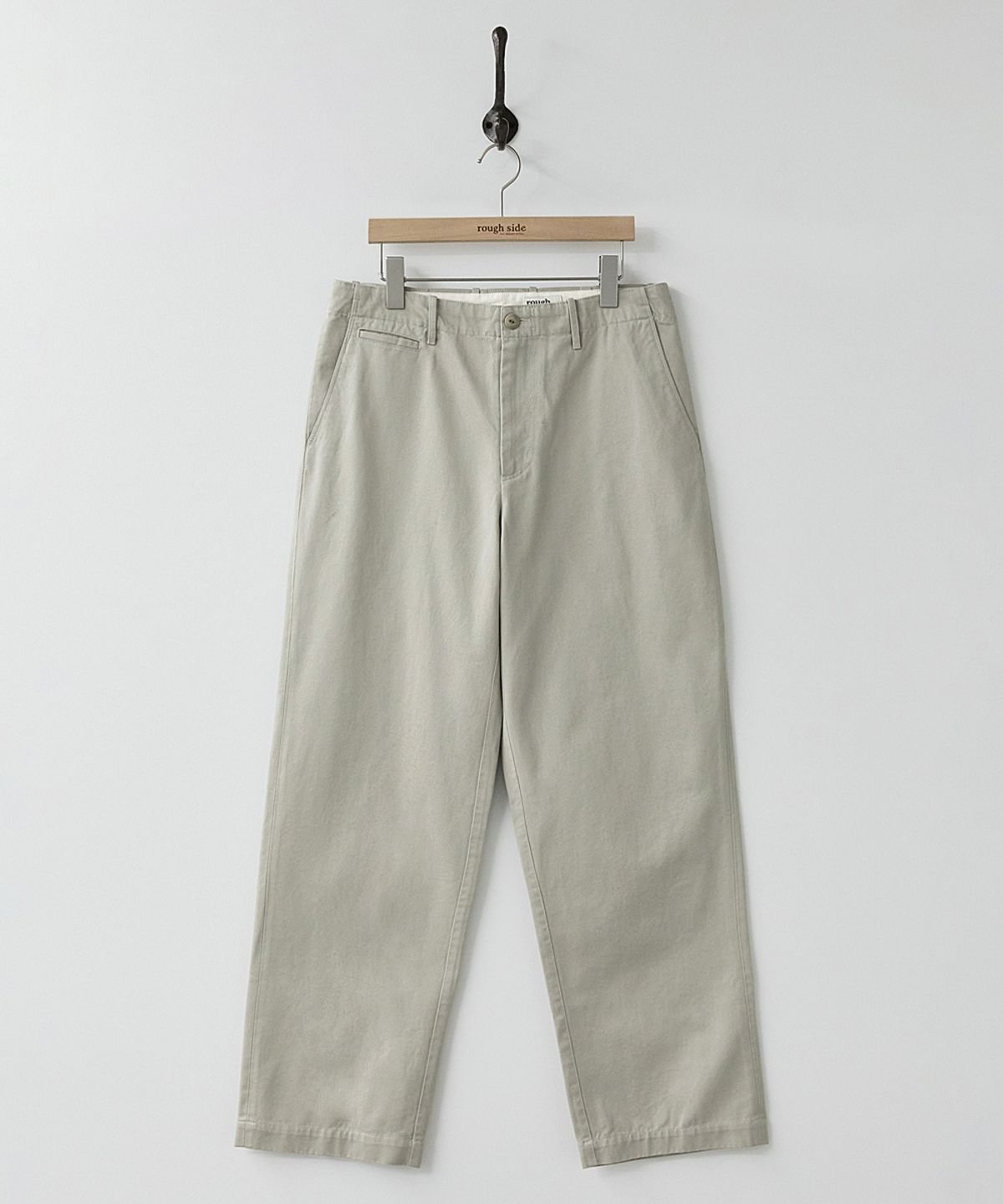 러프사이드(ROUGHSIDE) Officer Chino Pants Oatmeal