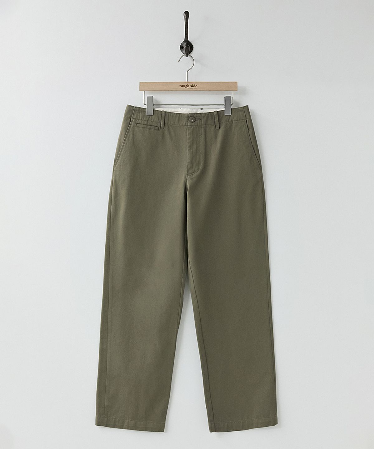 러프사이드(ROUGHSIDE) Officer Chino Pants Olive Drab