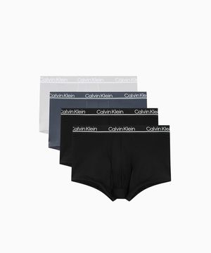 남성 마이크로파이버 스트레치 플러스 로우 라이즈 트렁크 4PK_NP2755OI7I