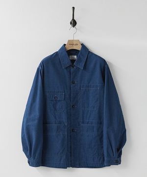 Utility Work Jacket Indigo Blue