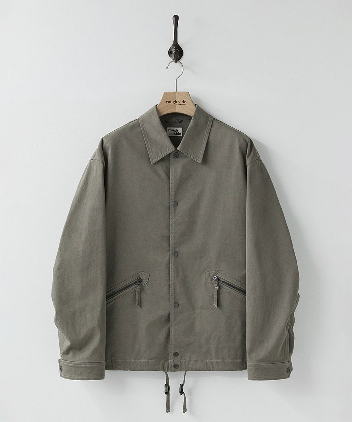 러프사이드(ROUGHSIDE) Convert Coach Jacket Mud