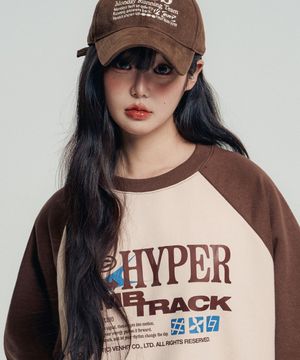 HYPER 레글런 스웨트셔츠