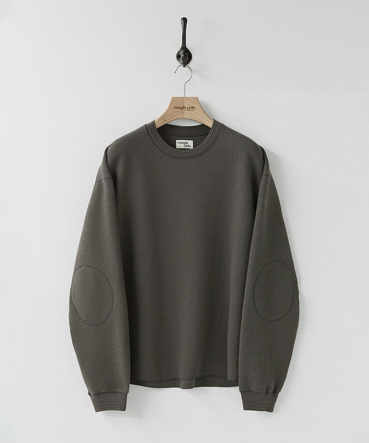 러프사이드(ROUGHSIDE) Waffle Long Sleeve Mud