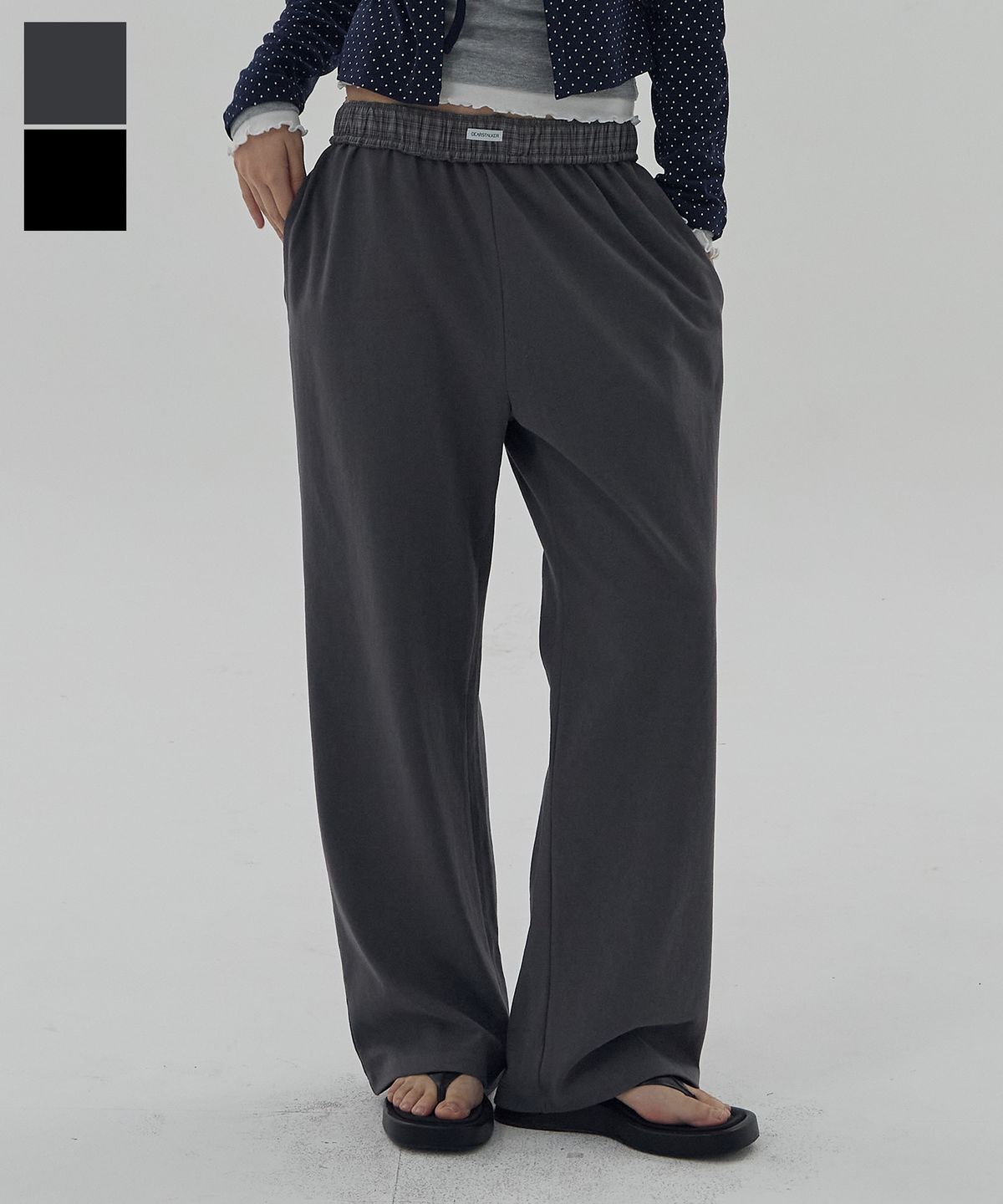 디어스토커(DEARSTALKER) D. BASIC DOUBLE CHECK COTTON PANTS - 2 COLOR