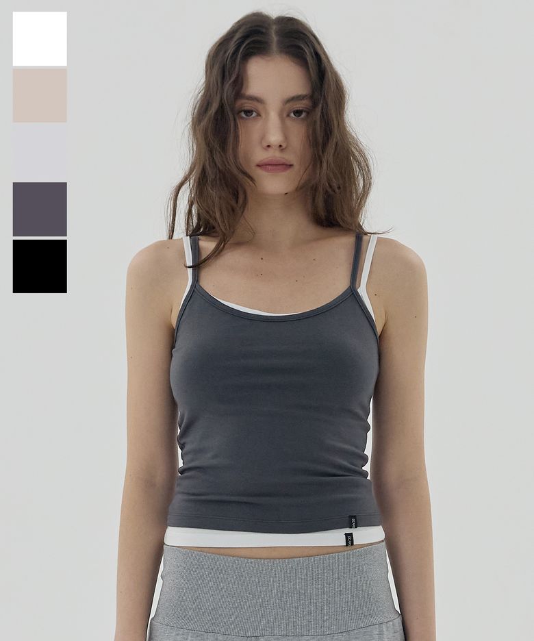 D. BASIC COTTON BABY TANK TOP - 5 COLOR