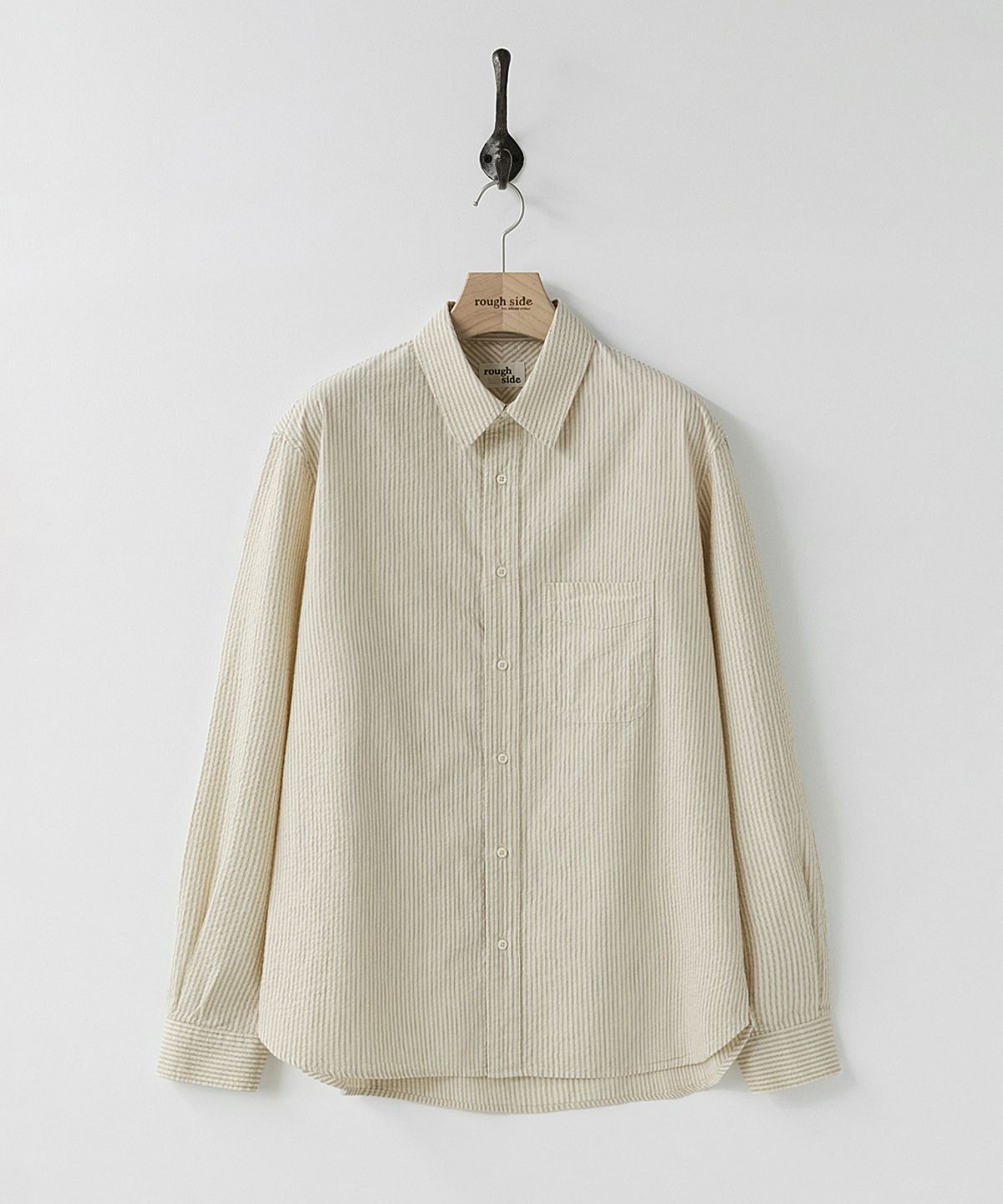 러프사이드(ROUGHSIDE) Unit Shirt Beige ST