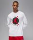 조던 플라이트 클럽 긴소매 티셔츠 M - 화이트:유니버시티 레드 / IF3010-100