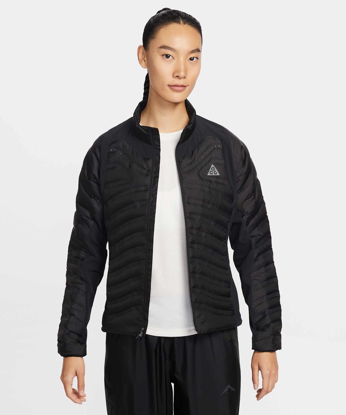 나이키(NIKE) ACG 라바 로프트 써마 핏 트레일 러닝 재킷 W - 블랙:서밋 화이트 / IO9135-010