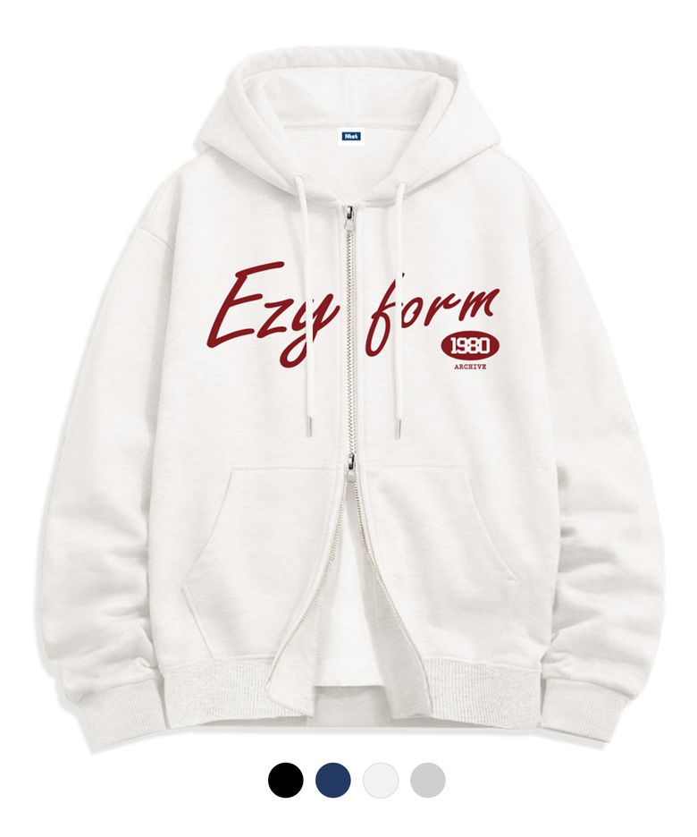 1980 ezy form 2-way zip-up (4color)