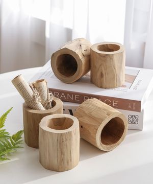 포레스트 빈티지 우드 다용도 꽂이