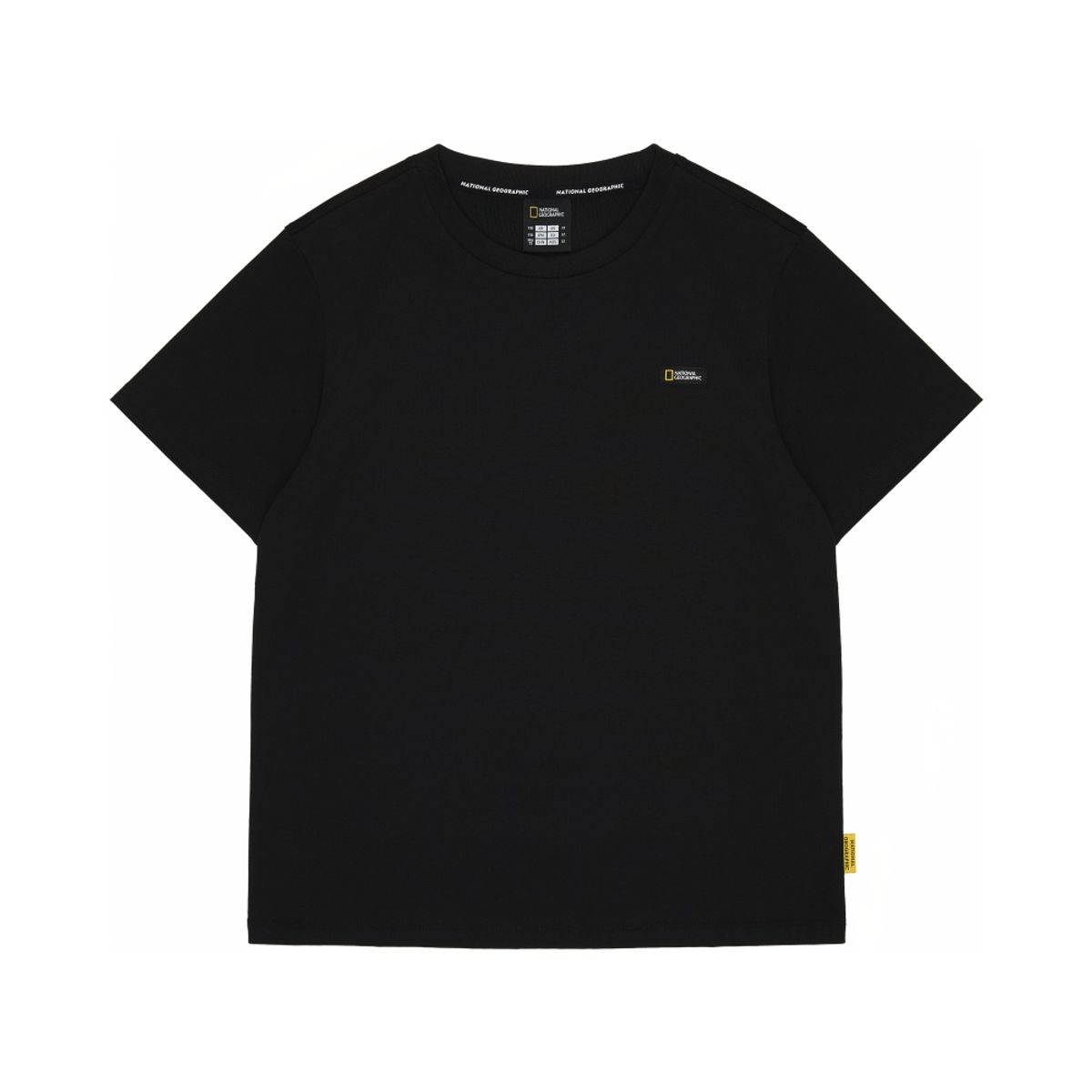 내셔널지오그래픽 키즈(NATIONAL GEOGRAPHIC KIDS) K265UTS930 스몰로고 반팔 티셔츠 CARBON BLACK