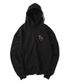 트윈 크로스 오버핏 후드 [블랙]
