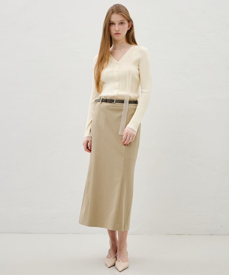 H라인 슬림 펜슬 스커트 OW6SS1640