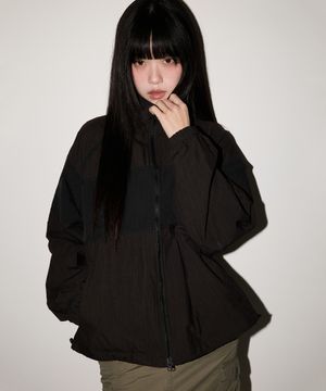 나일론 워싱 빈티지 재킷 [Washed Black]