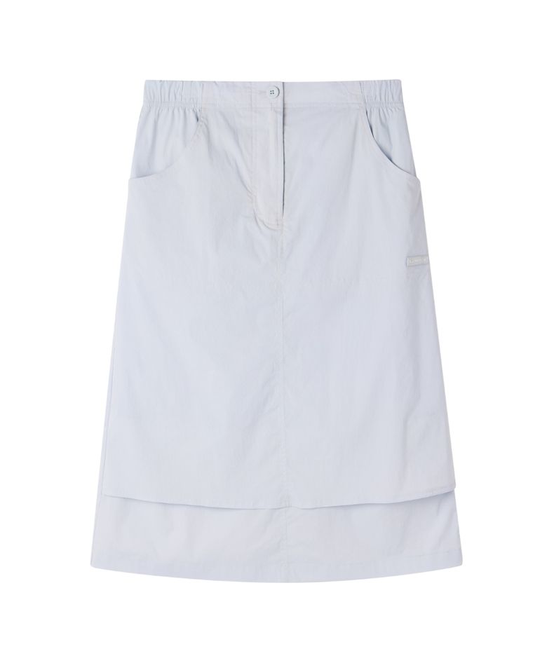 W LIGHTWEIGHT SKIRT - L/BLUE (P262WSK185)