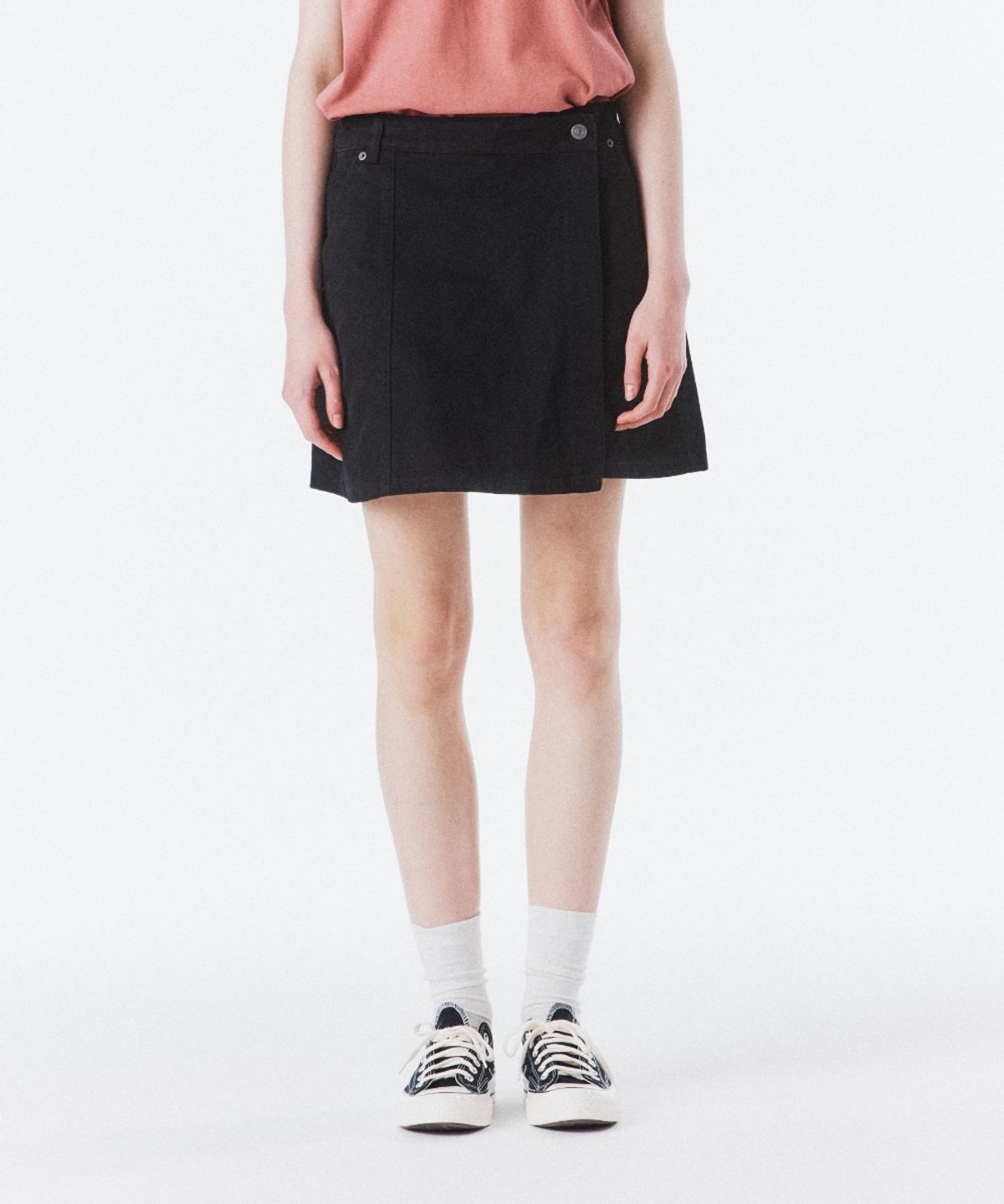 브롬톤 런던(BROMPTON LONDON) W SKIRT TROUSERS - BLACK (P261WSK107)