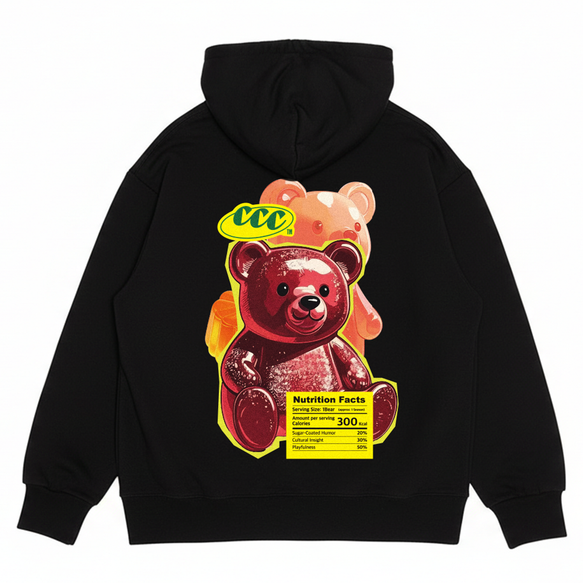 크리스피(CCCRISPYYY) 2025-11 GummyBear Black Hoodie 02