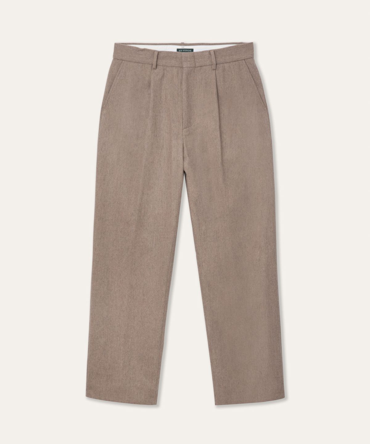 비베르데(VIIVERDE) Classic Wool Trouser brown
