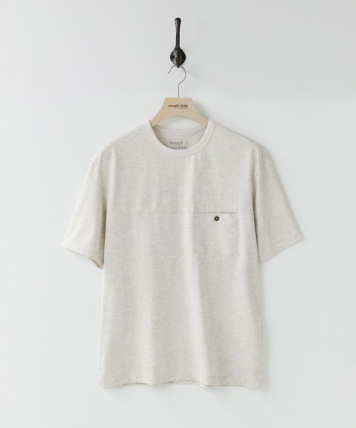 러프사이드(ROUGHSIDE) Sunset T-shirt Oatmeal