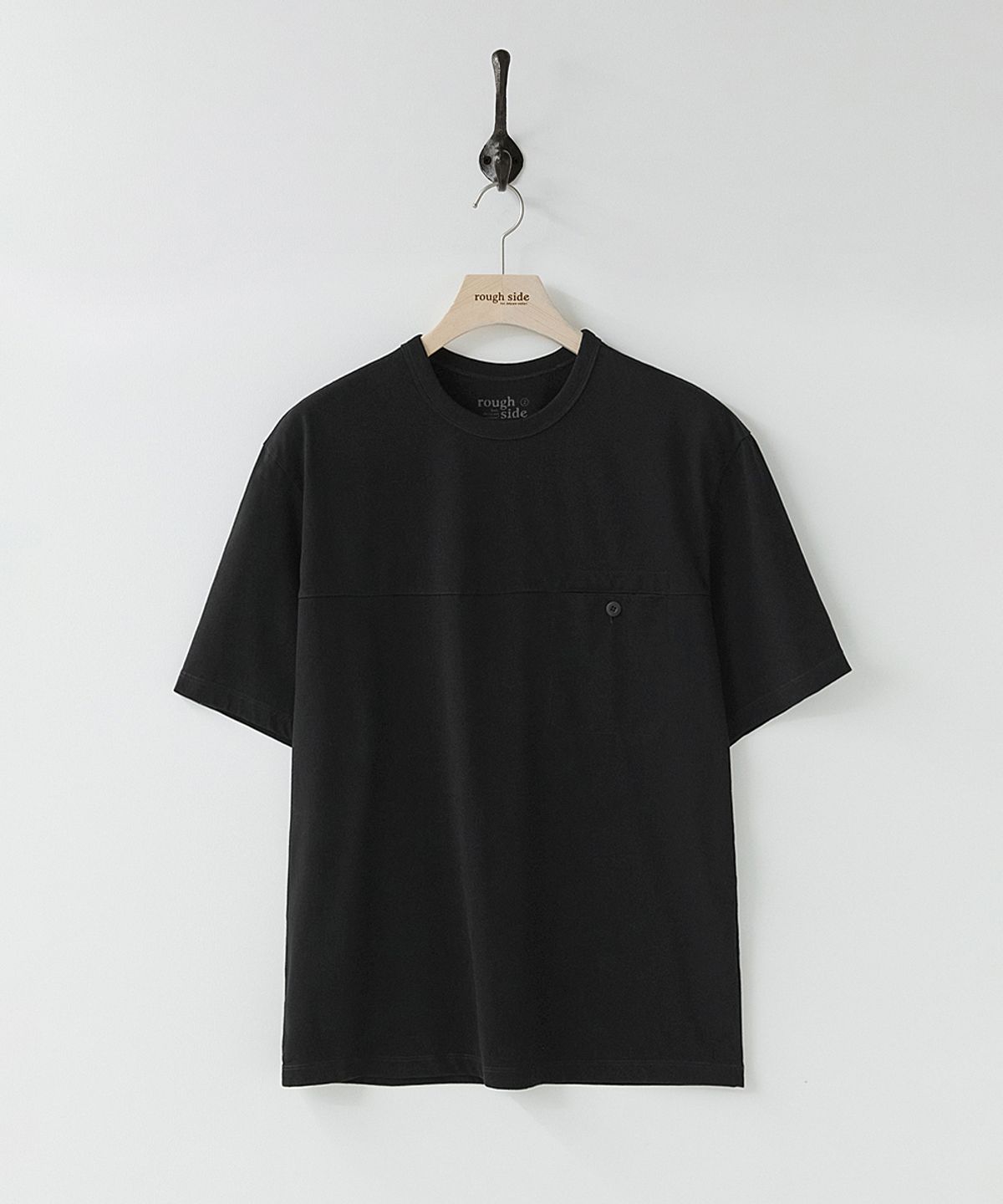 러프사이드(ROUGHSIDE) Sunset T-shirt Black