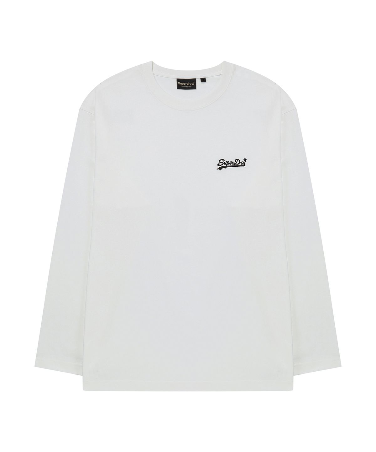 슈퍼드라이(SUPERDRY) 베이직 롱슬리브 화이트 SDUILAQ01WHT