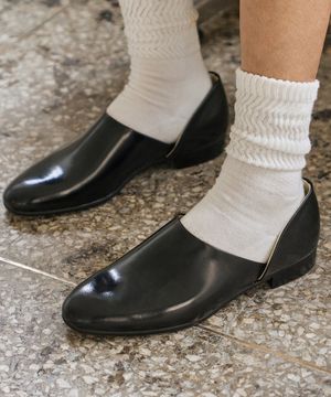 남성 스포크 로퍼 850-BLACK