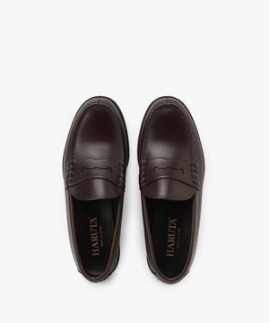 남성 프리미엄 오일드 가죽 로퍼 LX906-D.BROWN