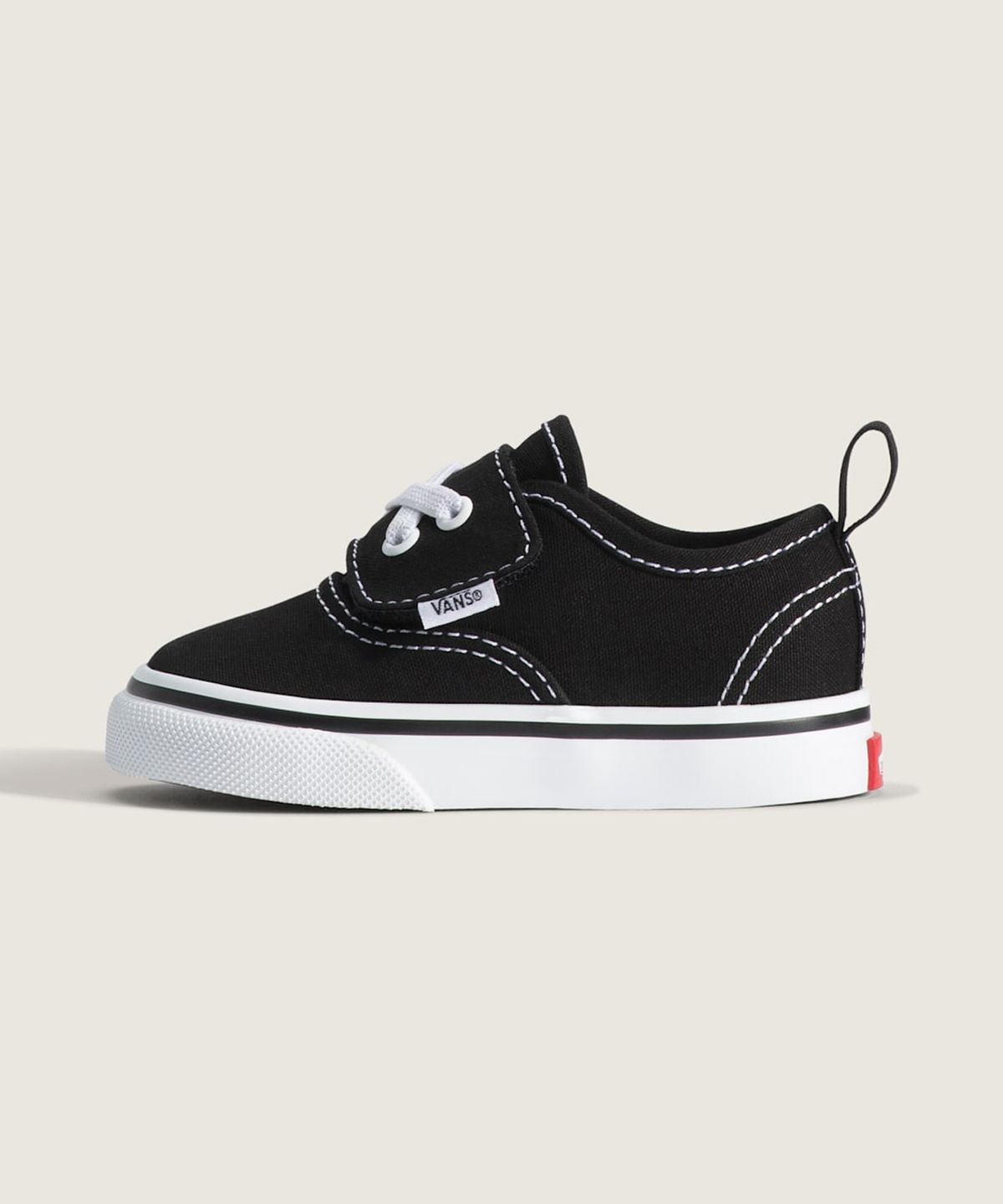 반스 키즈(VANS KIDS) 어센틱 엘라스틱 V 토들러 - 블랙 / VN000EENBLA1