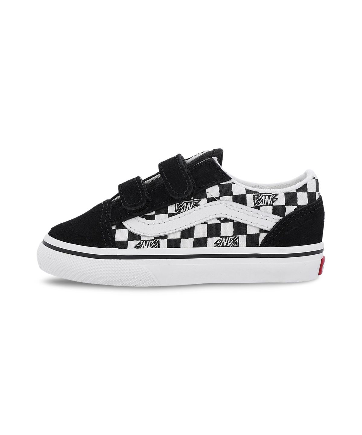 반스 키즈(VANS KIDS) 올드스쿨 V 토들러 - 체크블랙 / VN000CRWBLA1