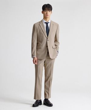 엑스트라파인 울 31% 컴포트 수트 세트_베이지 (클래식핏)_SSJVA61SET