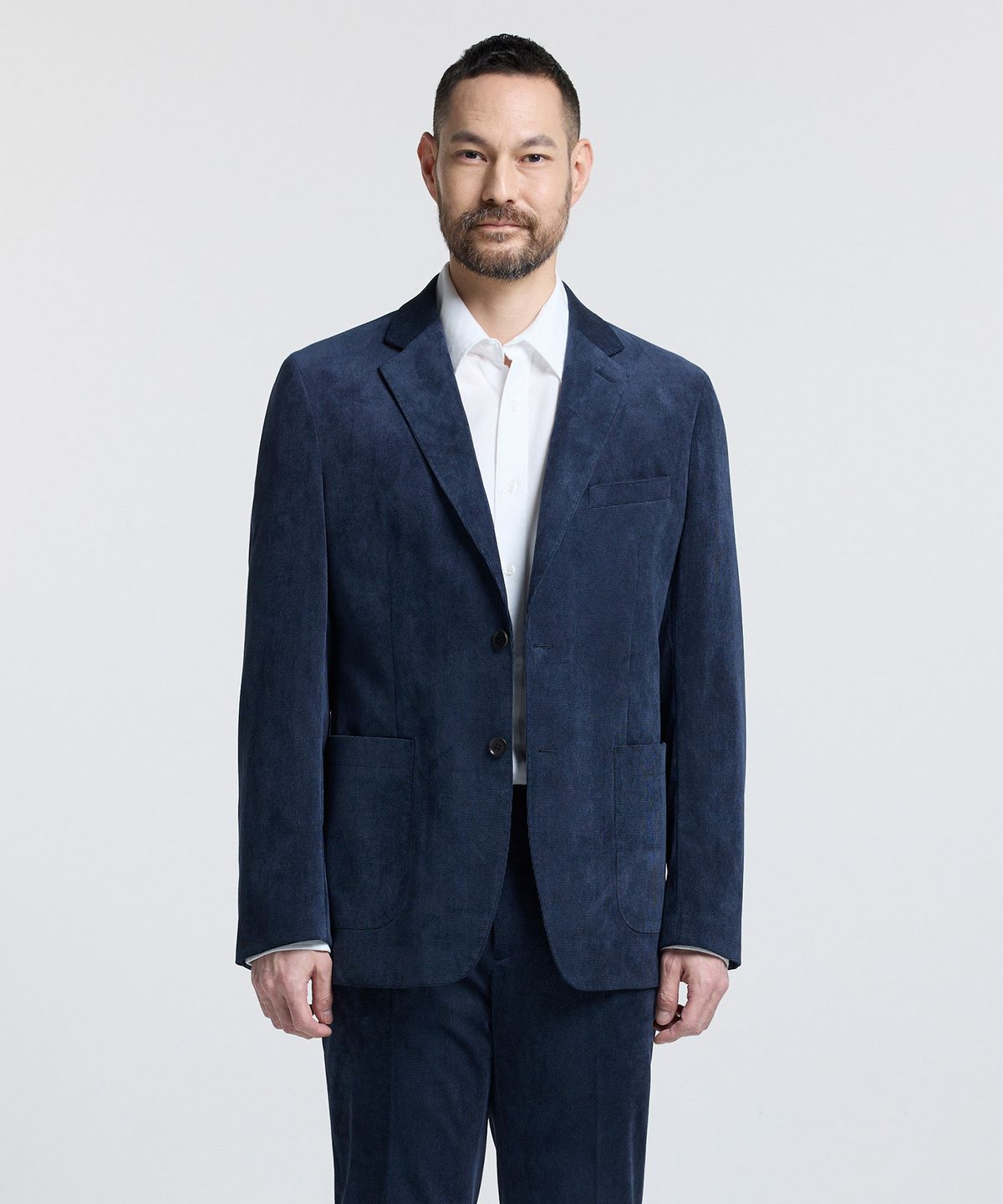 에스티코(STCO) DIEMS WARM 벨루어 셋업 세트_네이비 (클래식핏)_DEJVA02SET